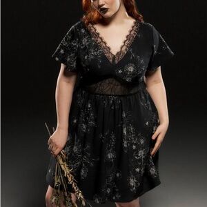 Torrid Nightfall Babydoll Mini Dress
